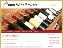 Tablet Screenshot of dunnwines.com